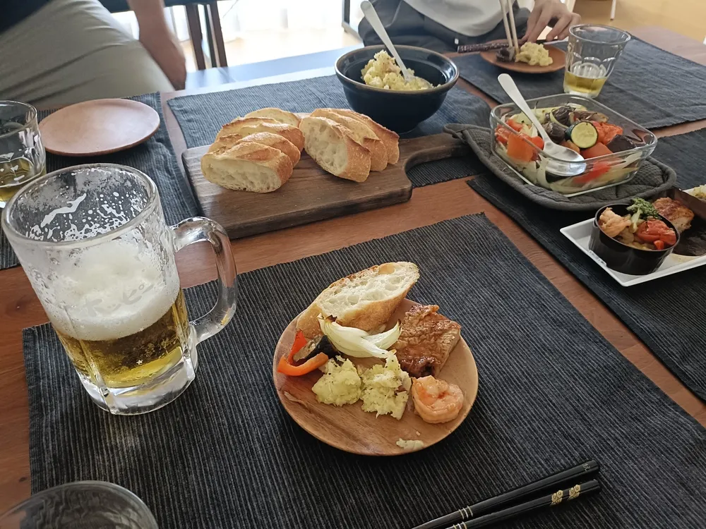 杉田邸にてホームパーティ