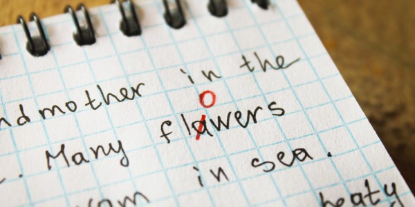 英文をノートに書く